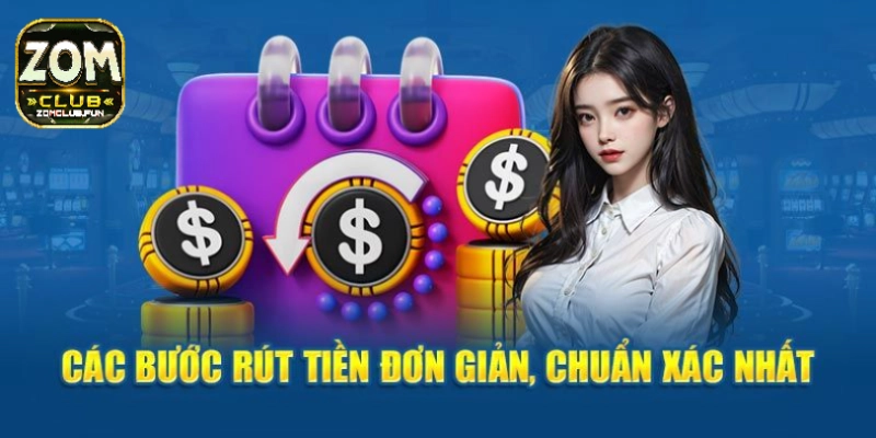 Cược thủ lựa chọn mục rút tiền tại hệ thống